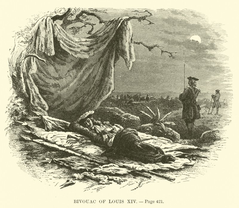 Bivouac de Louis XIV - French School