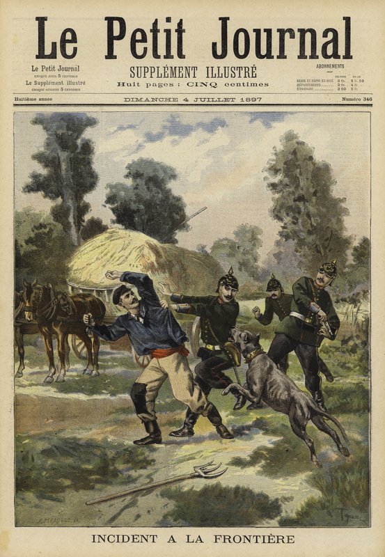 Incident frontalier, 1897 - French School