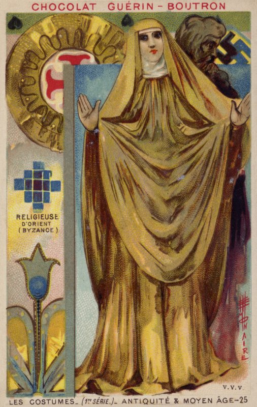 Nonne byzantine - French School