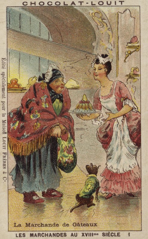Vendeur de gâteaux, 18ème siècle - French School