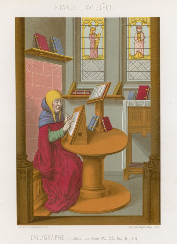 Calligraphe - French School
