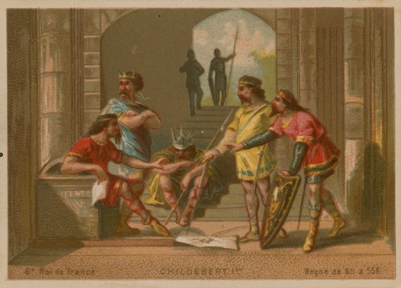 Childebert Ier, roi de France (c 496-558) - French School