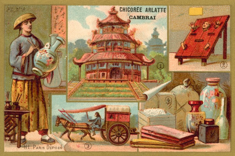 Chine (chromolithographie) - French School