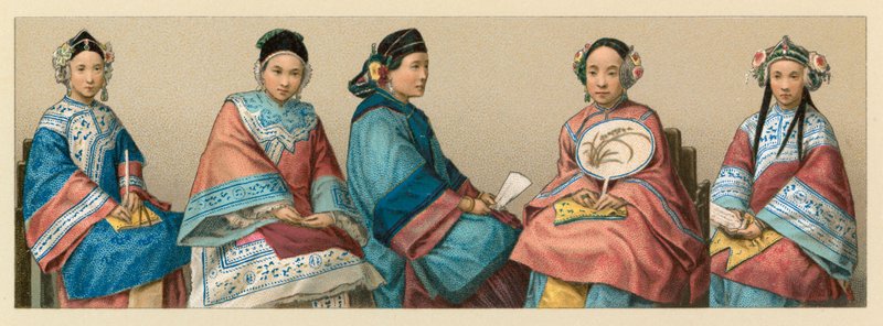 Costume chinois - French School