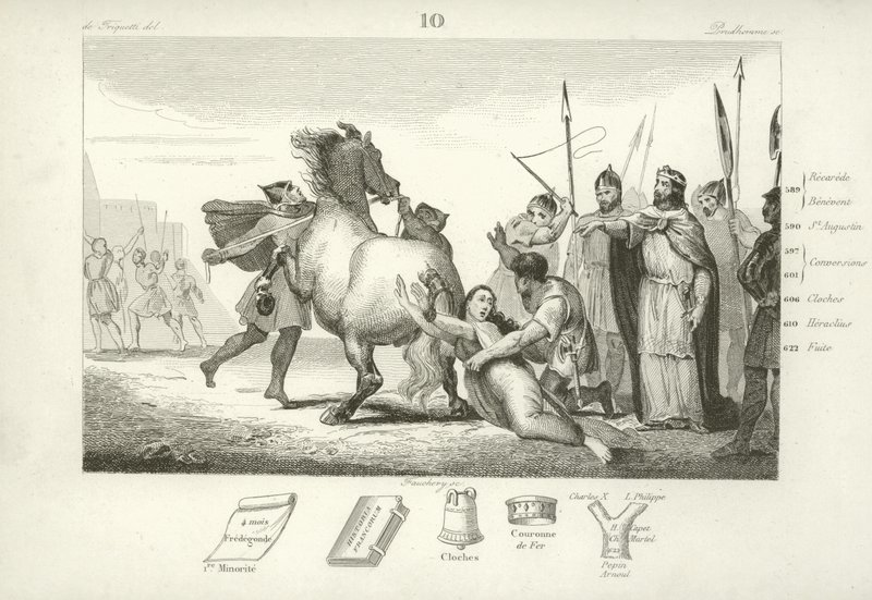 Clotaire II, roi des Francs - French School