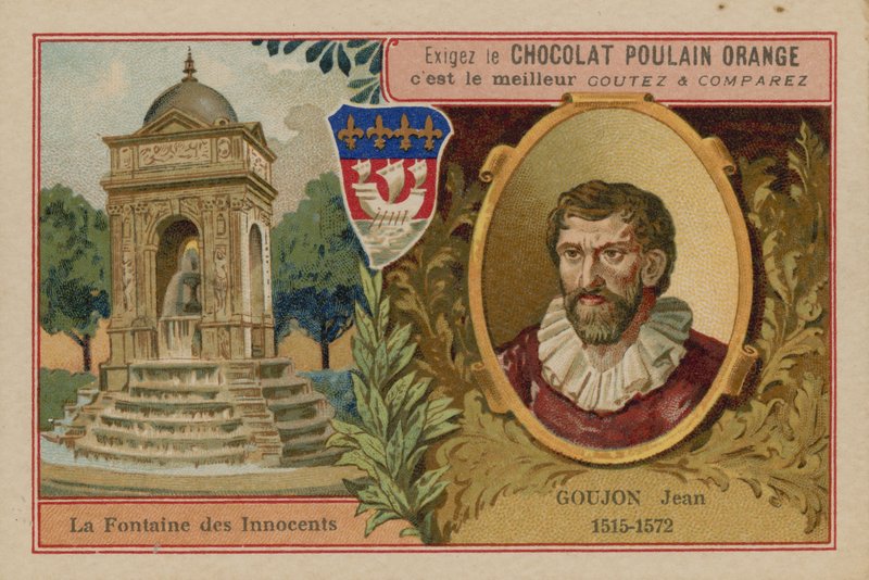 Carte de commerce Chocolat Poulain Orange - French School