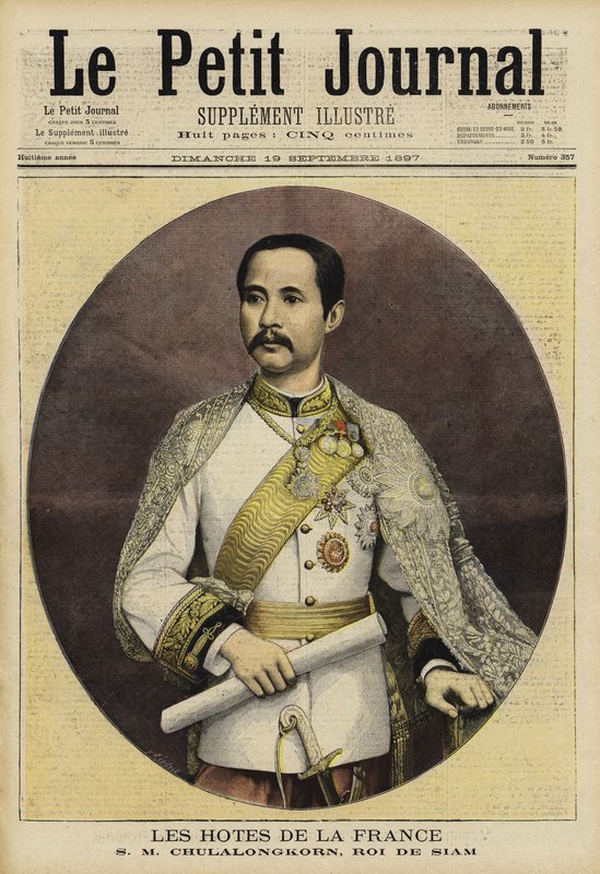 Chulalongkorn, roi de Siam - French School