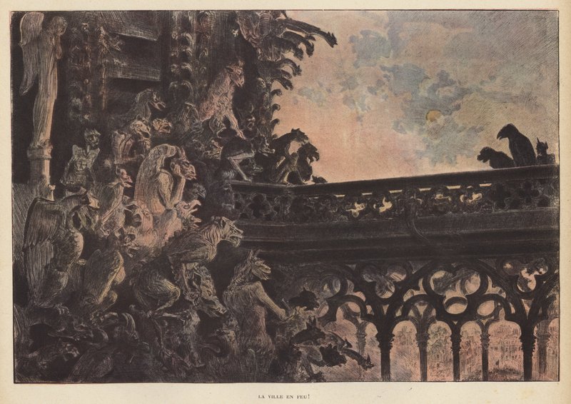 Ville en feu - French School