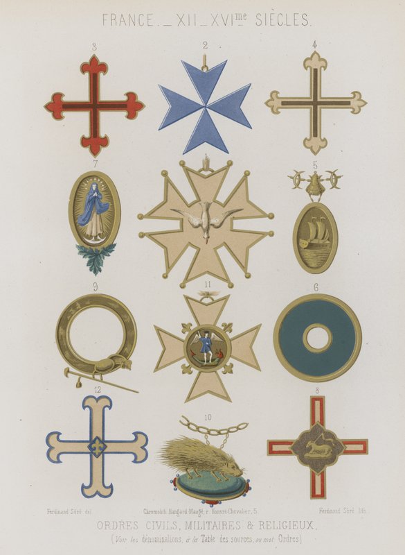 Ordres civils, militaires et religieux - French School