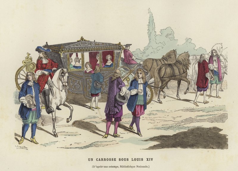 Carrosse, règne de Louis XIV de France - French School