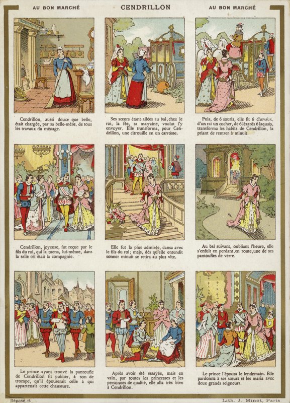 Bande dessinée - Cendrillon - French School