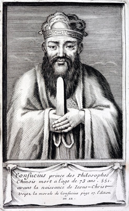 Confucius, ancien philosophe chinois - French School