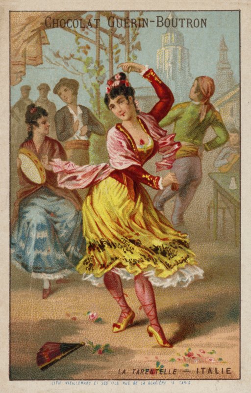 Danser la tarentelle, Italie - French School