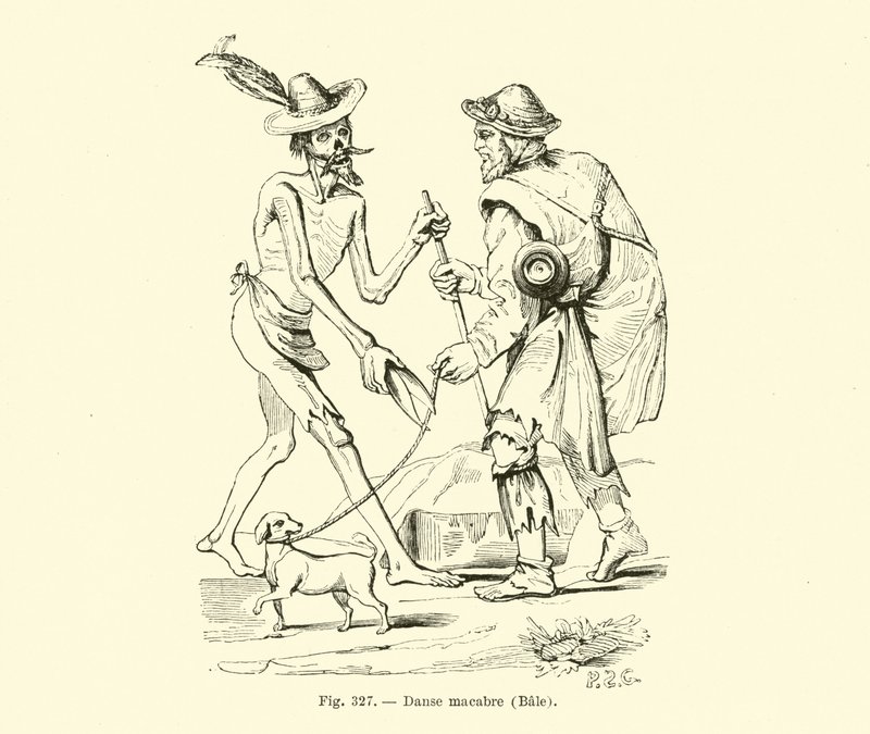 Danse macabre - French School