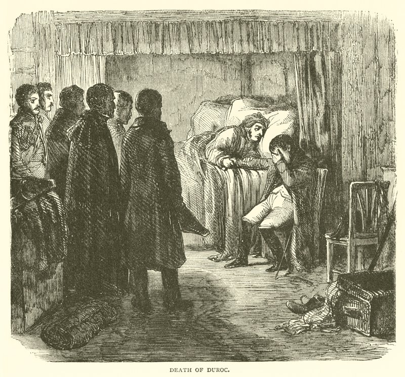 Mort de Duroc (gravure) - French School