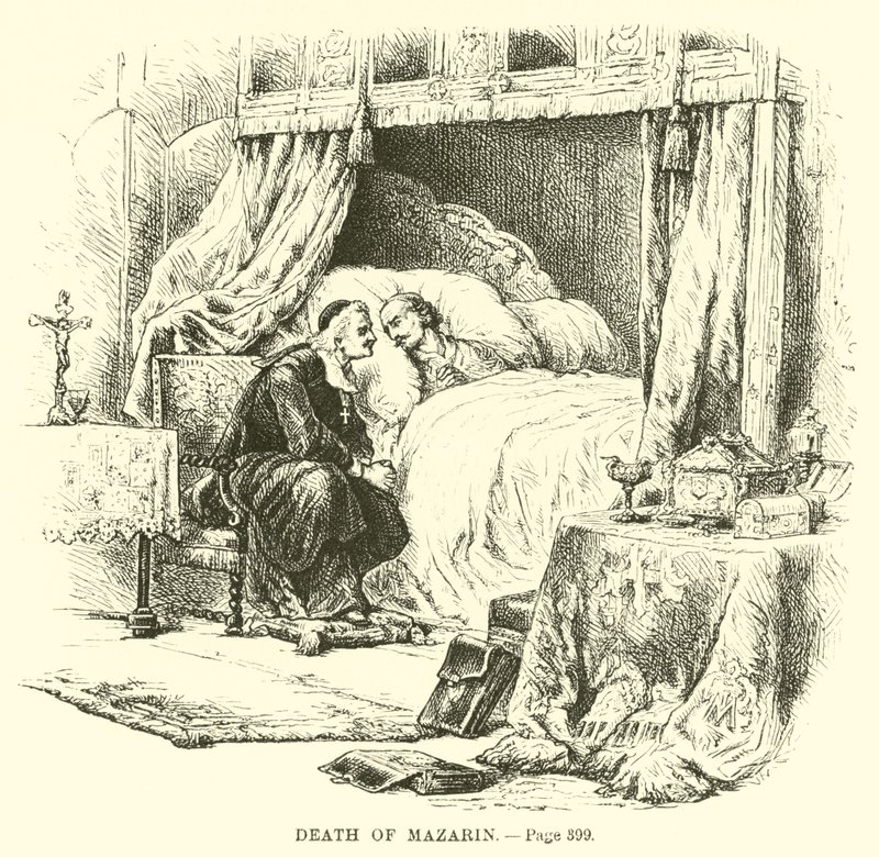Mort de Mazarin - French School