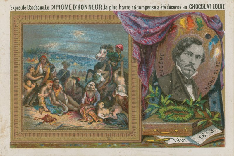Eugène Delacroix, peintre français du XIXe siècle - French School