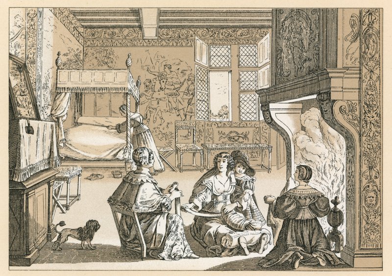 Costume européen du XVIIe siècle - French School