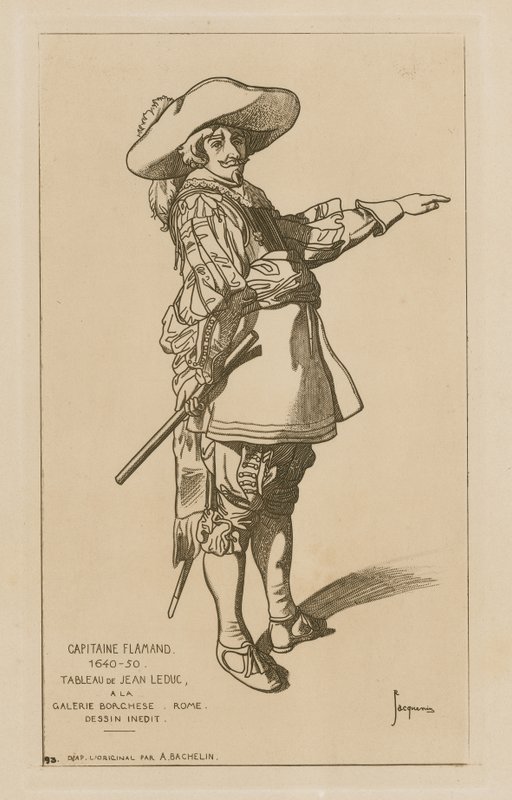 Capitaine flamand, 1640-50 - French School