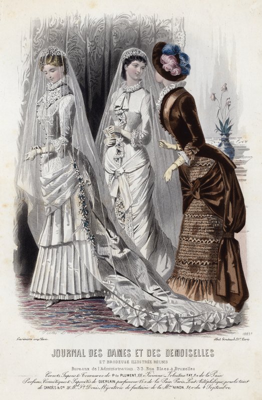 Planche de mode française, fin du XIXe siècle - French School