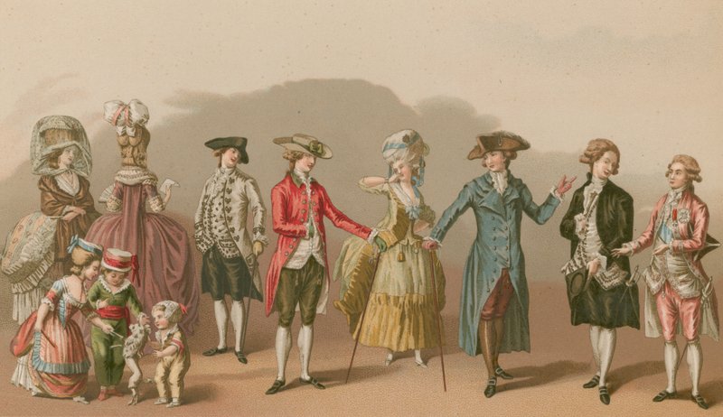 Modes pour hommes - French School