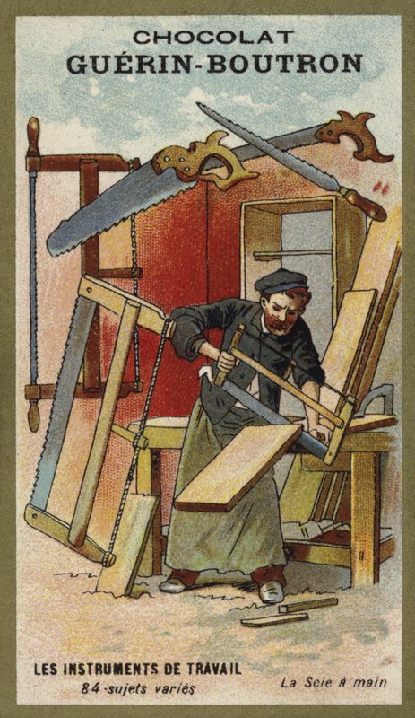 Scies à main - French School