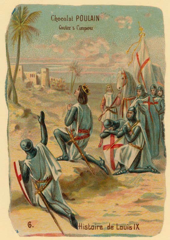 Histoire de Louis IX - French School