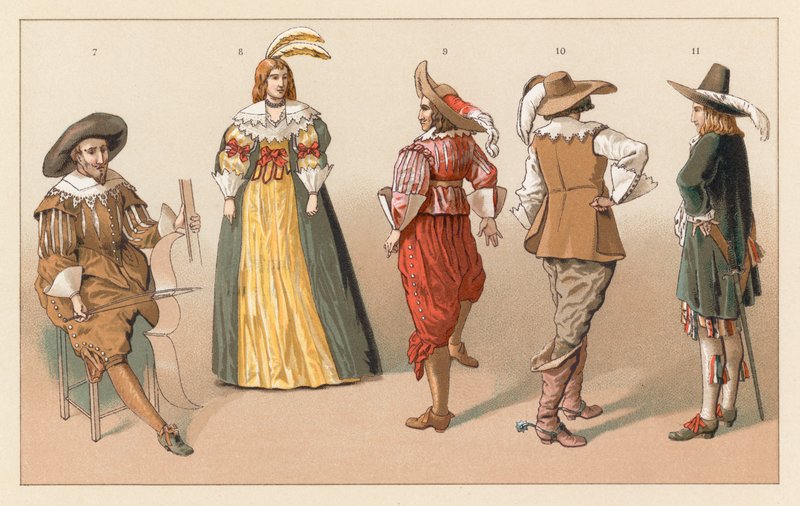 Costume hollandais du XVIIe siècle - French School