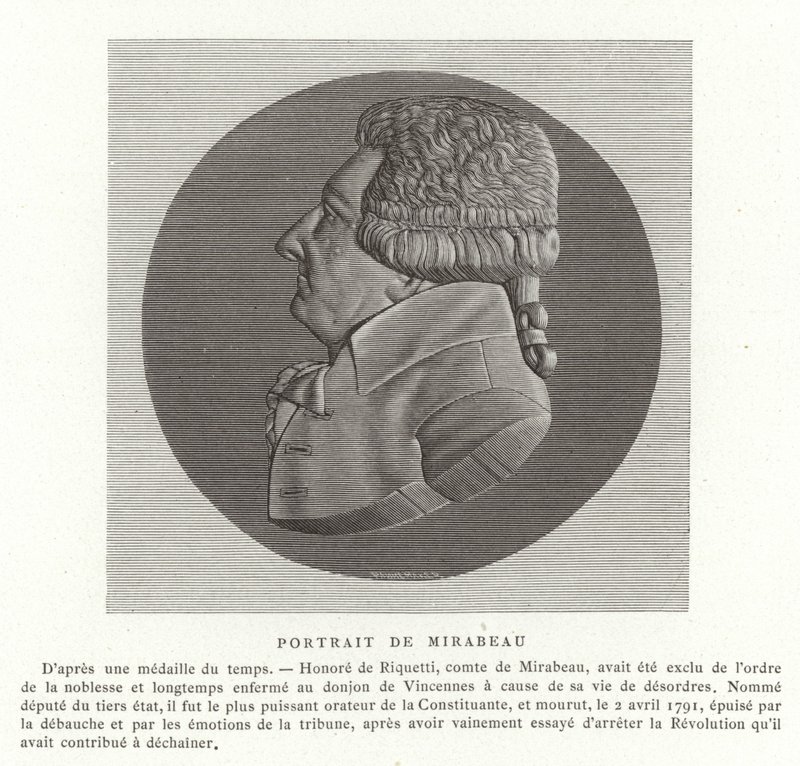 Honoré Gabriel Riqueti, comte de Mirabeau - French School