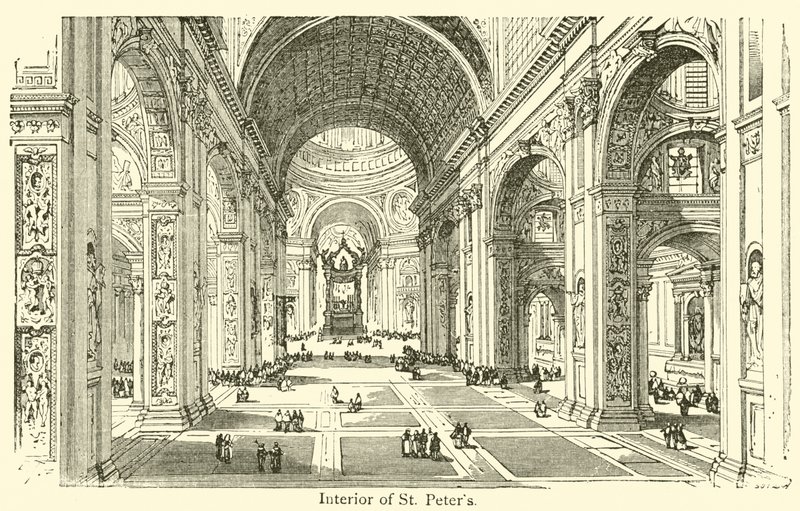 Intérieur de Saint-Pierre - French School