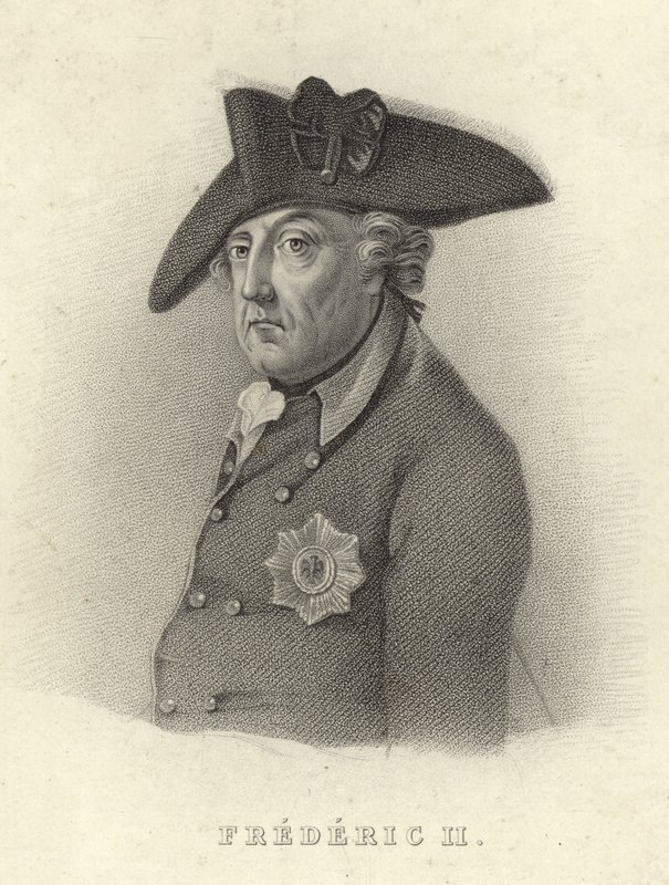 Roi Frédéric II de Prusse - French School