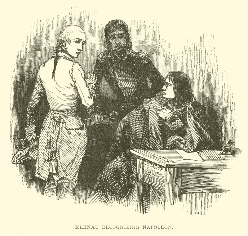 Klenau reconnaissant Napoléon - French School