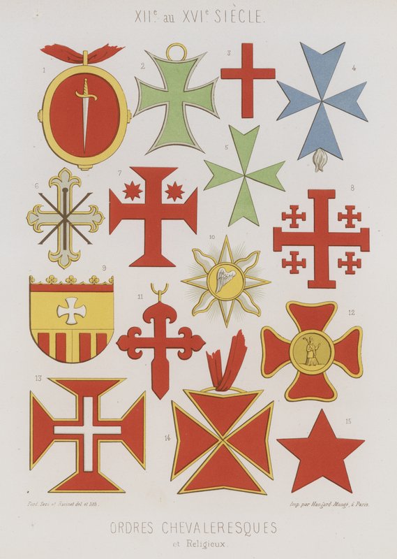 Chevaliers et ordres religieux - French School