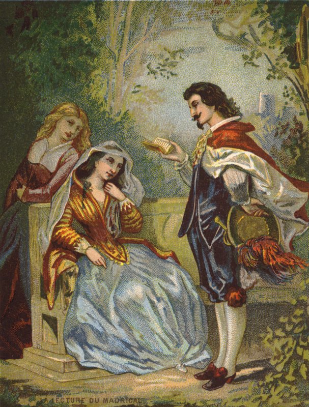 La Lecture du Madrigal - French School