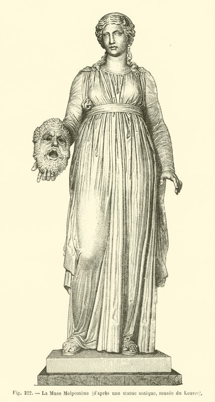 La Muse Melpomène - French School