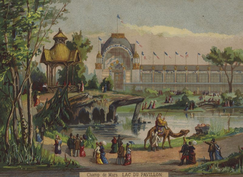 Lac du Pavillon, Champ de Mars, Paris - French School