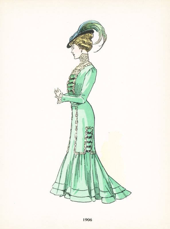 Mode féminine, 1906 - French School