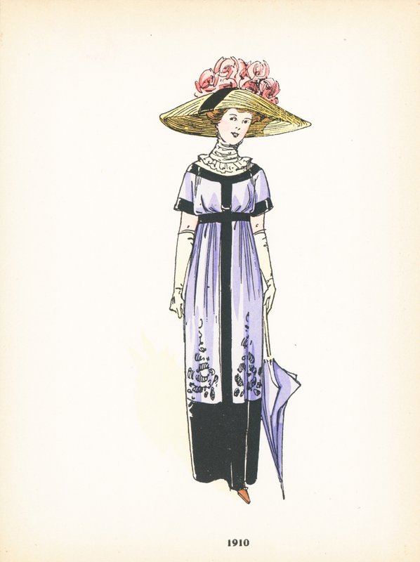 Mode féminine, 1910 - French School