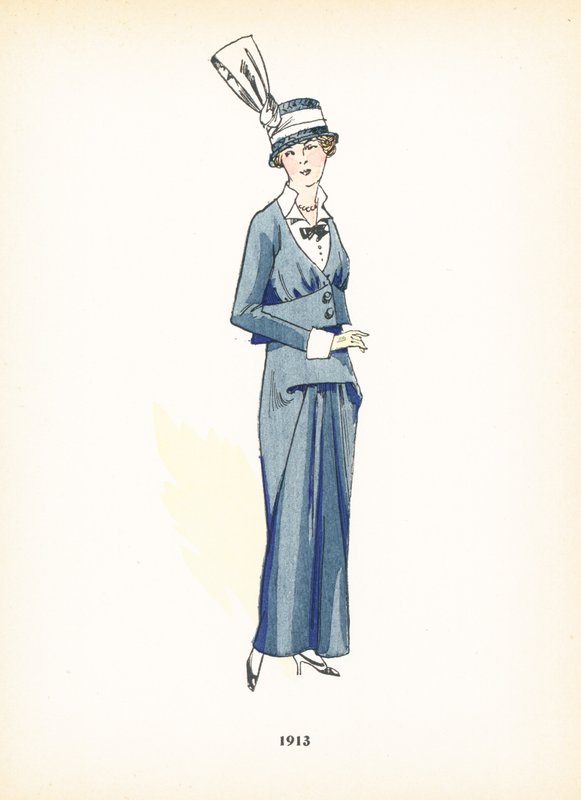 Mode féminine, 1913 - French School