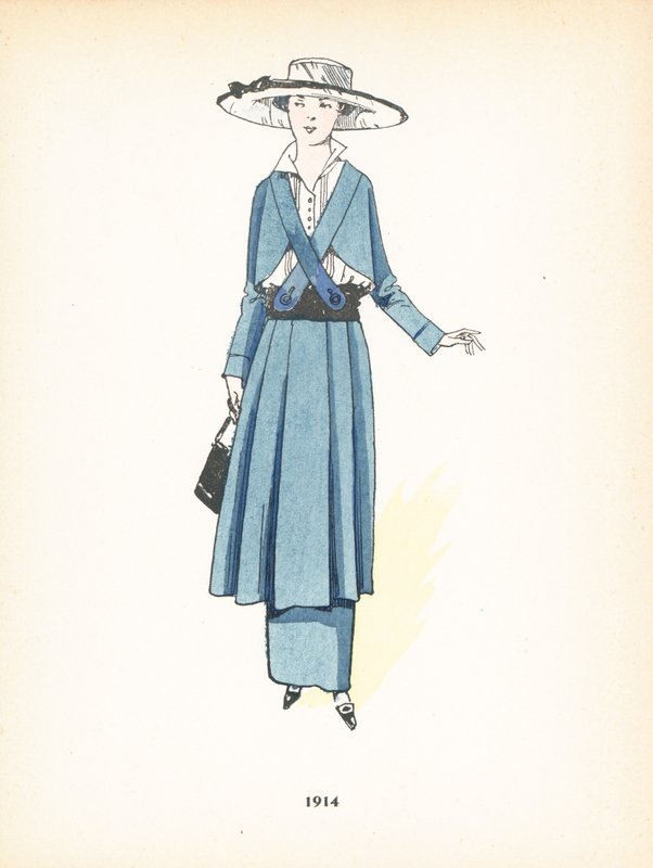 Mode féminine, 1914 - French School