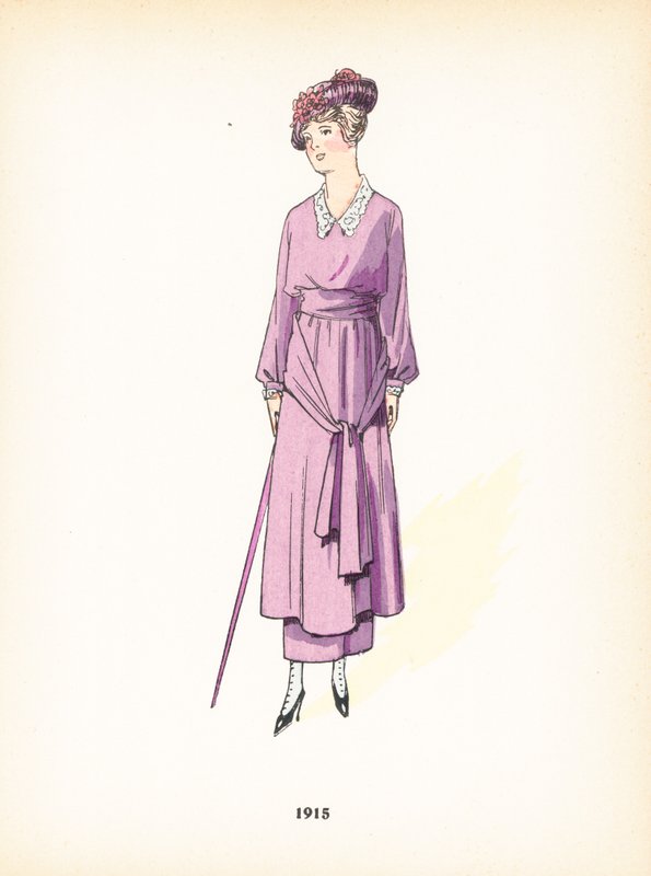 Mode féminine, 1915 - French School