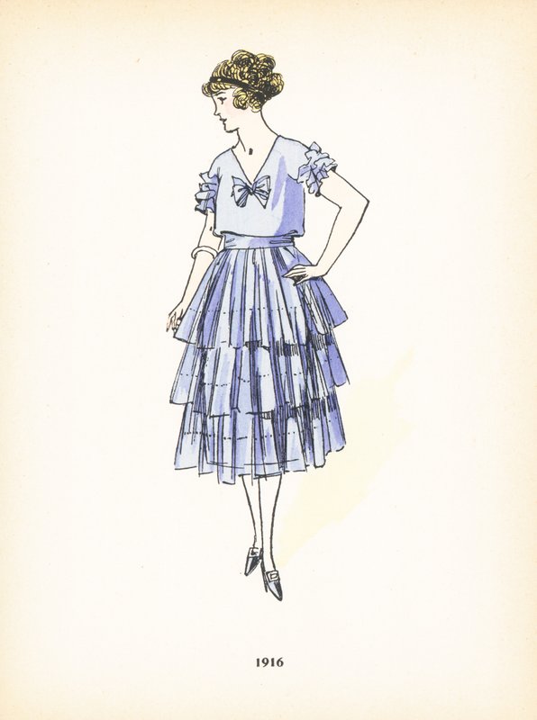 Mode féminine, 1916 - French School