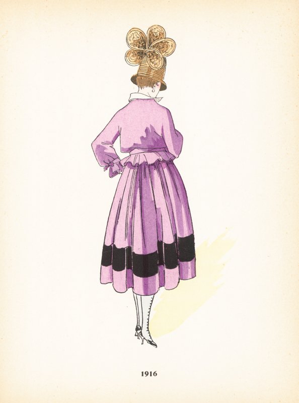Mode féminine, 1916 - French School