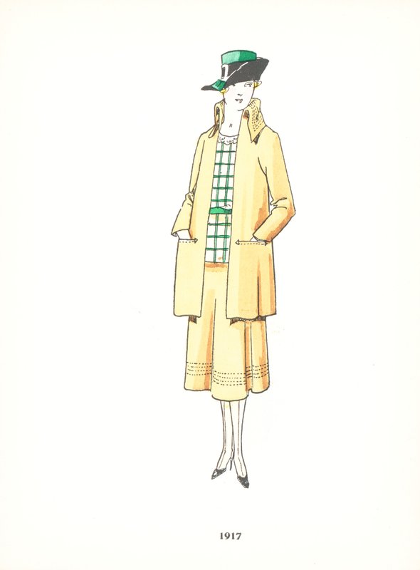 Mode féminine, 1917 - French School