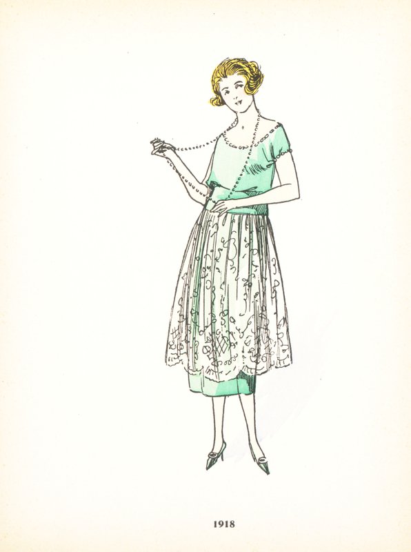 Mode féminine, 1918 - French School