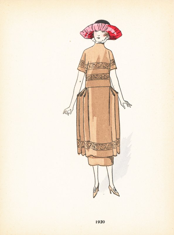 Mode féminine, 1920 - French School