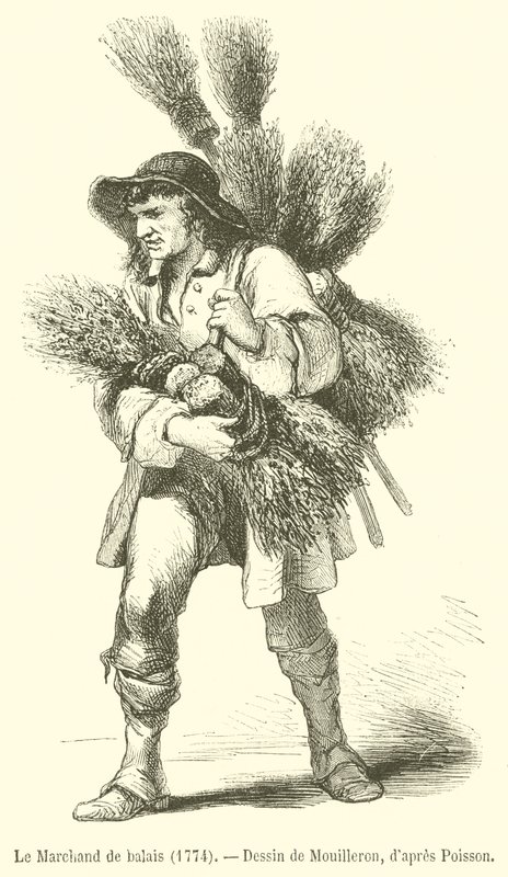 Le Marchand de balais - French School