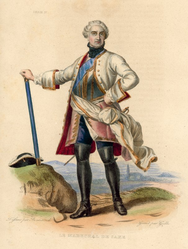 Le Maréchal de Saxe - French School