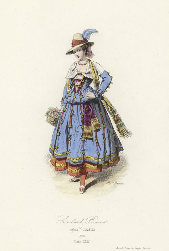 Paysanne lombarde - French School