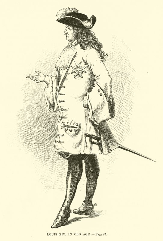 Louis XIV en vieillesse - French School